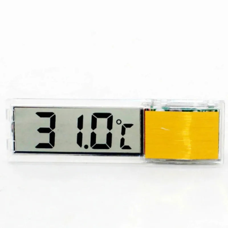 1PC Aquarium Thermometer Electronic LCD Digital Fish Tank Temperature Measurement Fish Tank Temp Meter Aquarium Accessories