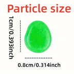 100pcs Glow In The Dark Pebbles: Resin Luminous Stones for Aquarium Decor