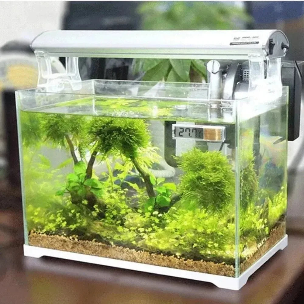 1PC Aquarium Thermometer Electronic LCD Digital Fish Tank Temperature Measurement Fish Tank Temp Meter Aquarium Accessories