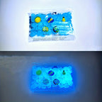 100pcs Glow In The Dark Pebbles: Resin Luminous Stones for Aquarium Decor
