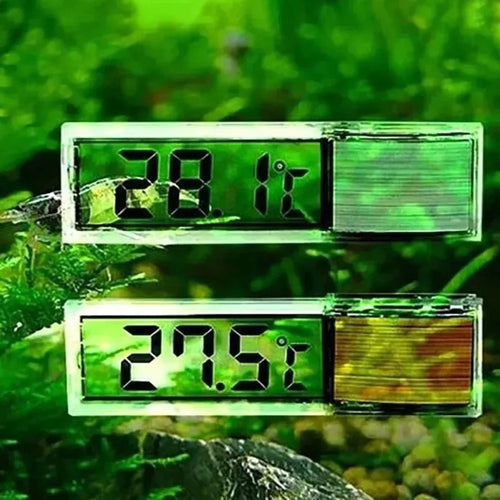 1PC Aquarium Thermometer Electronic LCD Digital Fish Tank Temperature Measurement Fish Tank Temp Meter Aquarium Accessories