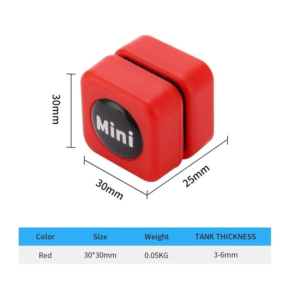 Mini Square Magnetic Brush Aquarium Glass Cleaner Scratch-Resistant Glass Cleaner Magnetic Brush for Small Aquarium Fish Tank