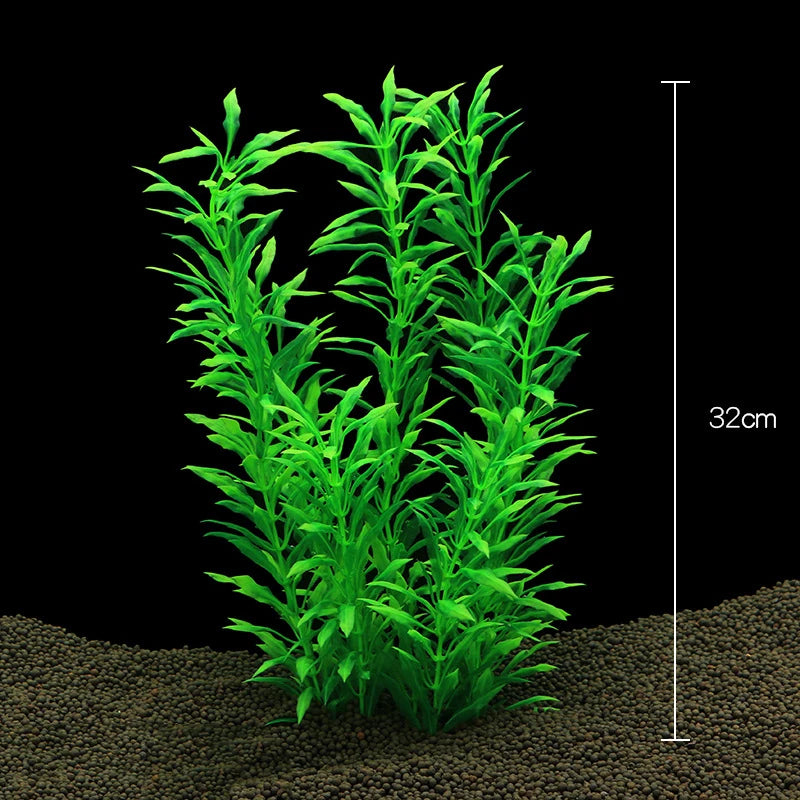 Artificial Aquarium Decor Plants Underwater Water Grass Aquatic Plastic Plants For Fish Tank Aquarium Decorations