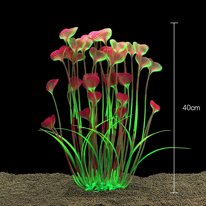 Artificial Aquarium Decor Plants Underwater Water Grass Aquatic Plastic Plants For Fish Tank Aquarium Decorations