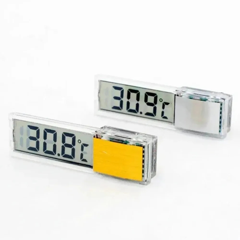 1PC Aquarium Thermometer Electronic LCD Digital Fish Tank Temperature Measurement Fish Tank Temp Meter Aquarium Accessories