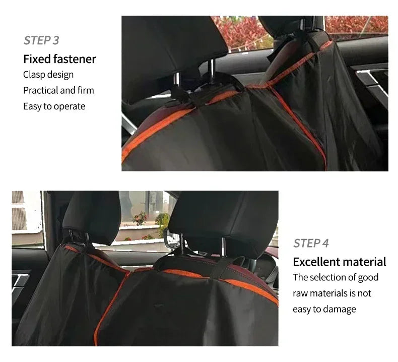 Dog Car Seat Cover Oxford Hammock Waterproof Scratchproof Pet Seat Protector for Cars Trucks SUVs Durable Back Seat Cover