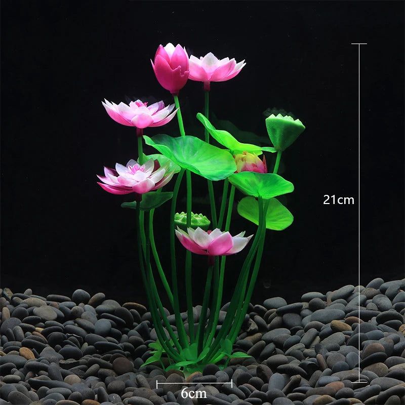 Artificial Aquarium Decor Plants Underwater Water Grass Aquatic Plastic Plants For Fish Tank Aquarium Decorations