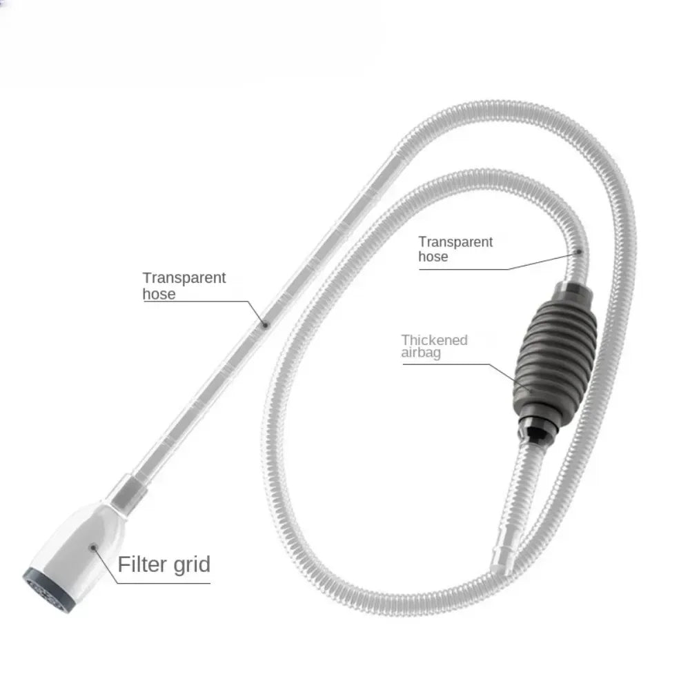 New Fish Tank Water Changer, Sand Washer, Water Pump, Fish Tank Water Absorber, Siphon Pipe, Manual Water Changer, Toilet