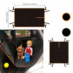 Dog Car Seat Cover Oxford Hammock Waterproof Scratchproof Pet Seat Protector for Cars Trucks SUVs Durable Back Seat Cover