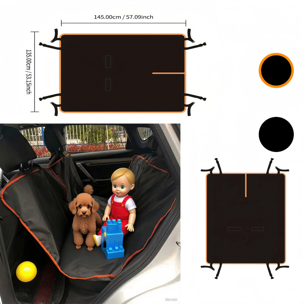 Dog Car Seat Cover Oxford Hammock Waterproof Scratchproof Pet Seat Protector for Cars Trucks SUVs Durable Back Seat Cover