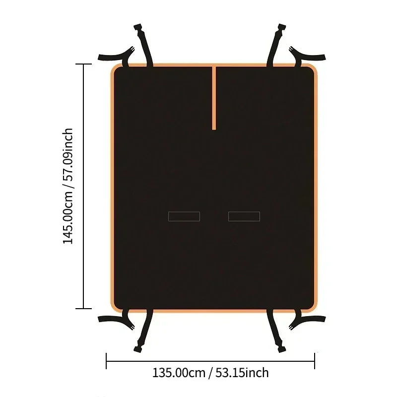 Dog Car Seat Cover Oxford Hammock Waterproof Scratchproof Pet Seat Protector for Cars Trucks SUVs Durable Back Seat Cover