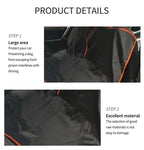 Dog Car Seat Cover Oxford Hammock Waterproof Scratchproof Pet Seat Protector for Cars Trucks SUVs Durable Back Seat Cover
