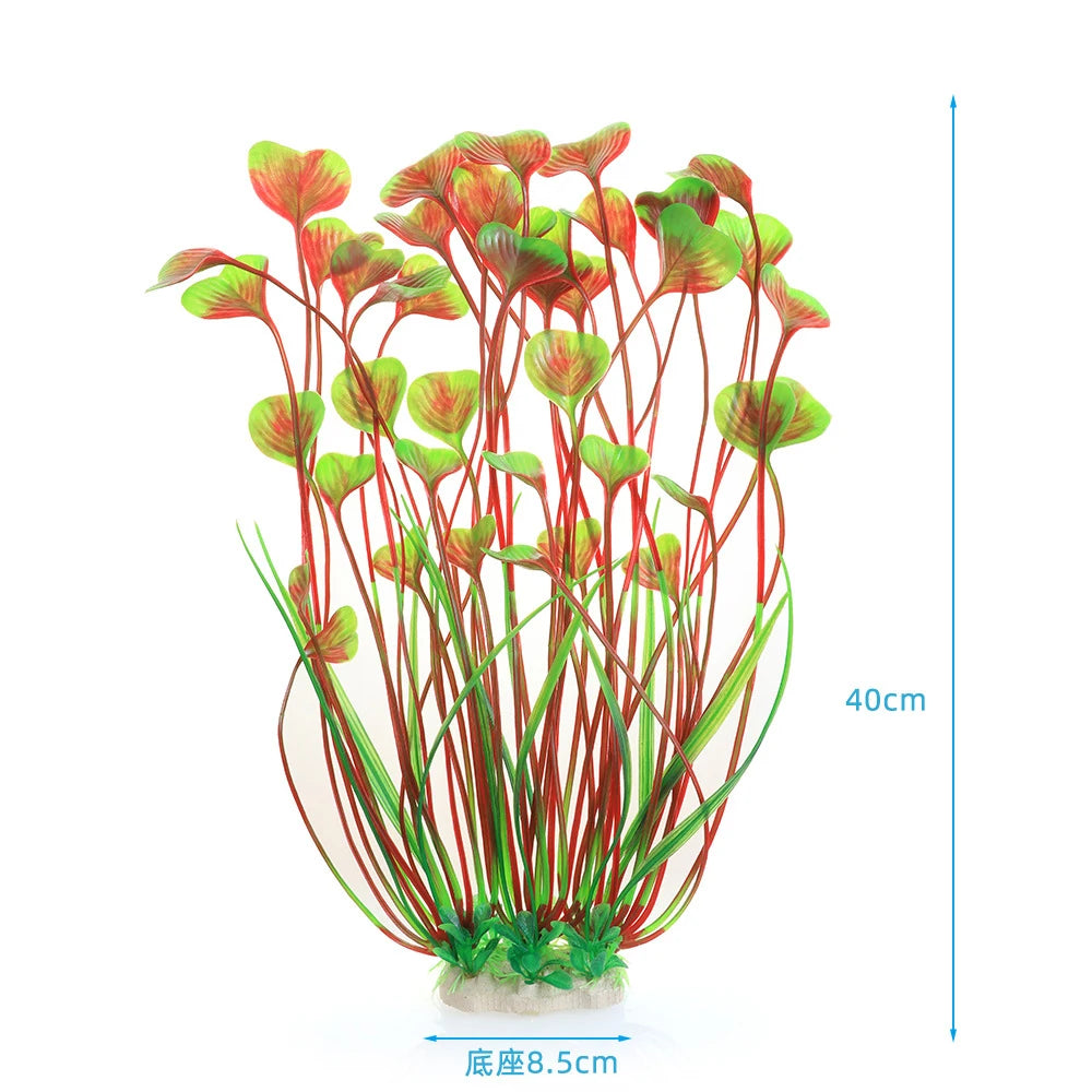 Artificial Aquarium Decor Plants Underwater Water Grass Aquatic Plastic Plants For Fish Tank Aquarium Decorations