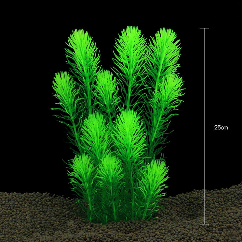 Artificial Aquarium Decor Plants Underwater Water Grass Aquatic Plastic Plants For Fish Tank Aquarium Decorations