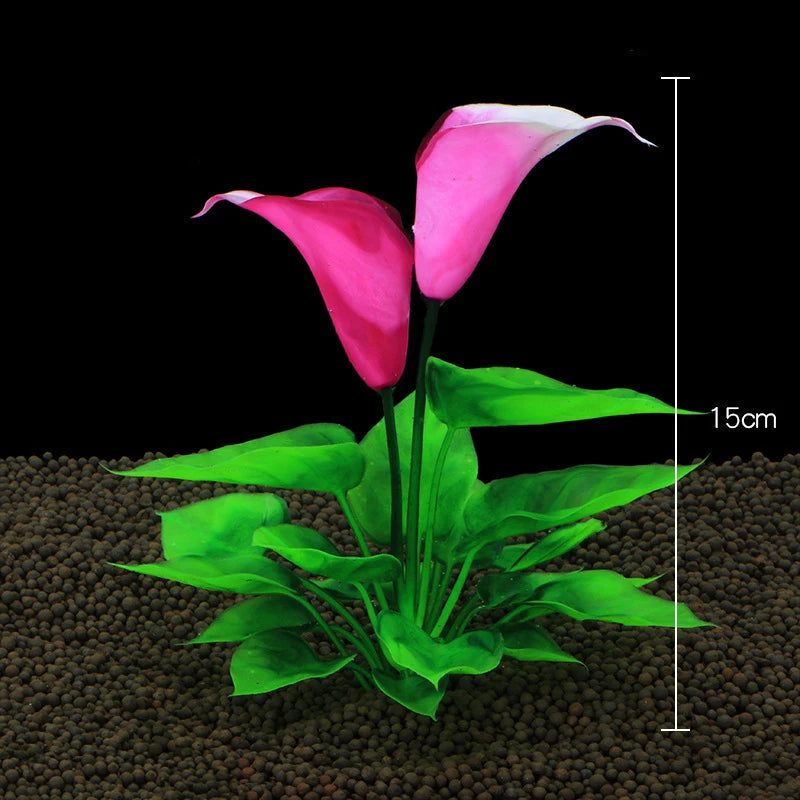 Artificial Aquarium Decor Plants Underwater Water Grass Aquatic Plastic Plants For Fish Tank Aquarium Decorations
