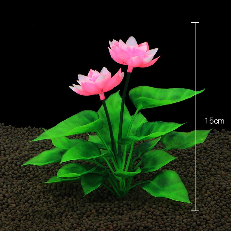 Artificial Aquarium Decor Plants Underwater Water Grass Aquatic Plastic Plants For Fish Tank Aquarium Decorations