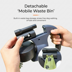 Dual Dog Leash with Anti-Tangle Rotation