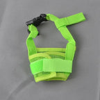 Black Breathable Anti Barking Adjustable Dog Muzzle Nylon Straps Anti Biting Dog Muzzles Cool Pets Accessories