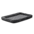 Midwest QuietTime Sheepskin Pet Bed Gray 24x18